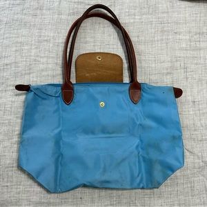 Longchamp Le Pliage Medium Blue bag